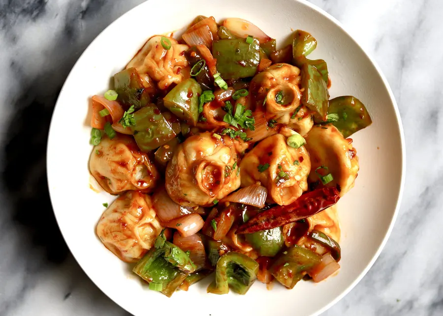 Chicken Chilly Momo from Kathmandu Buff Mo:Mo