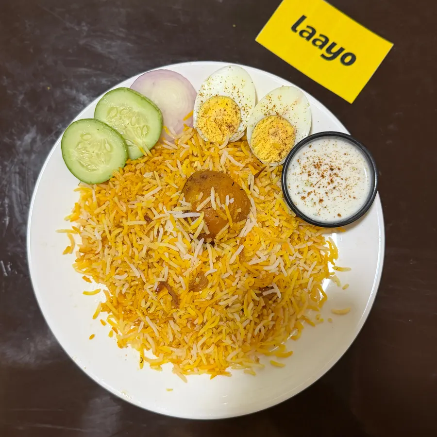 Chicken Egg Biryani from Kolkata Biryani House