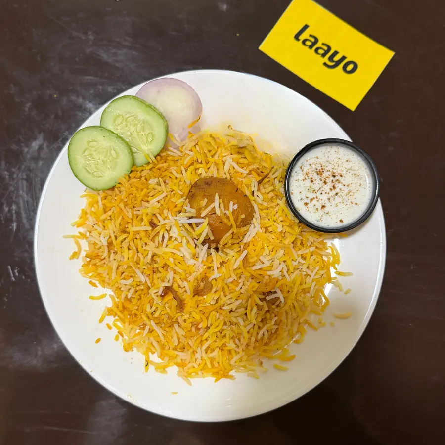 Chicken biryani [Half] from Kolkata Biryani House