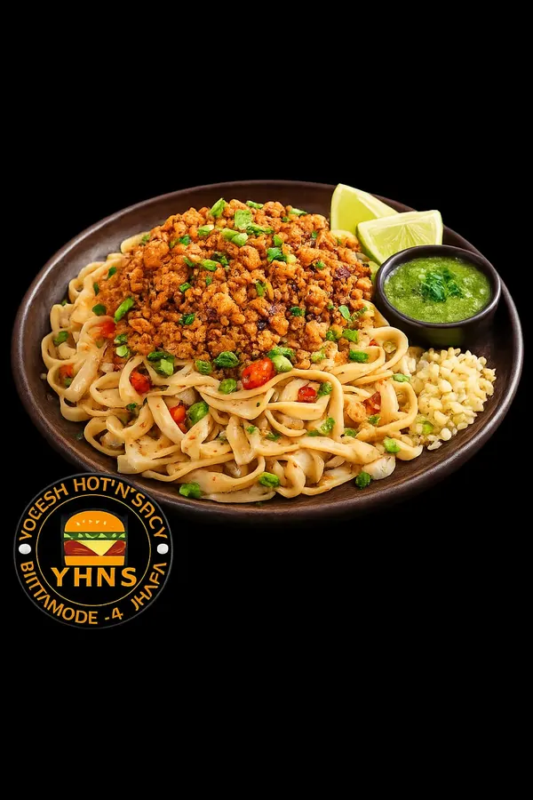 Chicken Keema Noodles from Yogesh Hot N Spicy