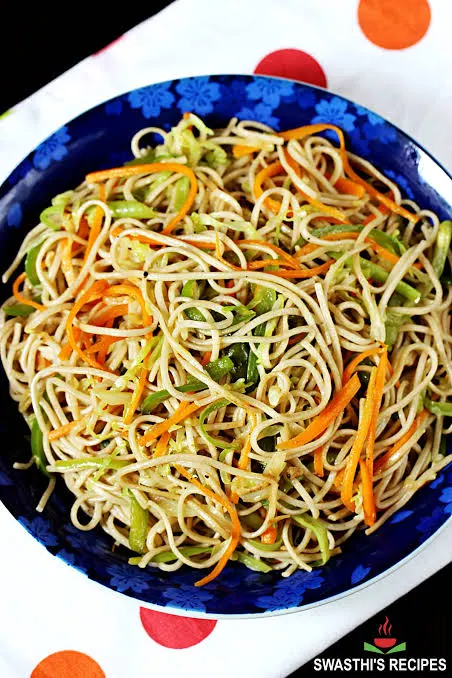 veg noodles from The Momo Factory Birtamode