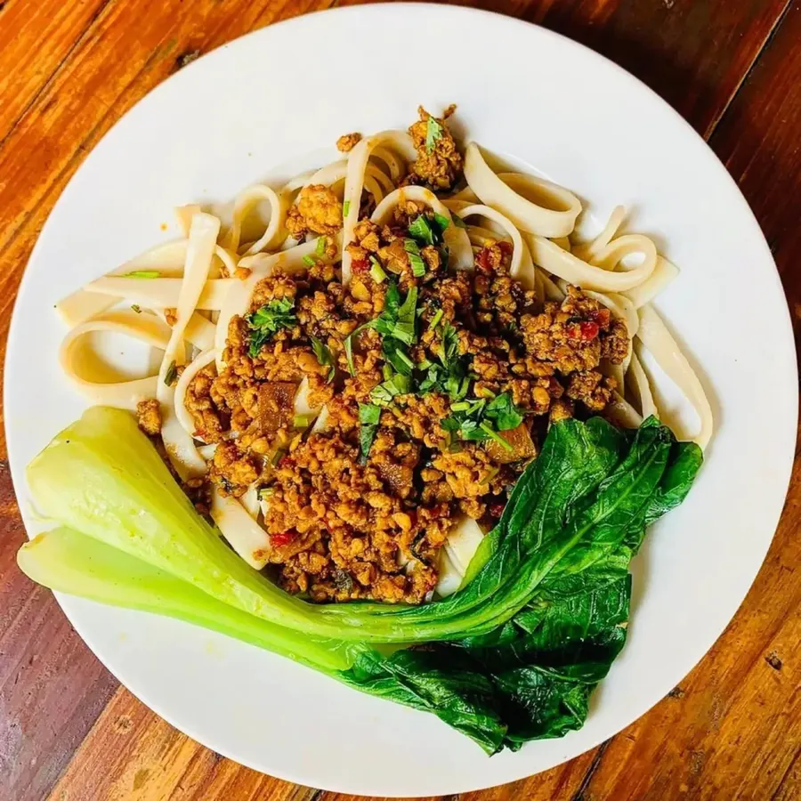 Keema Noodles from The Momo Factory Birtamode