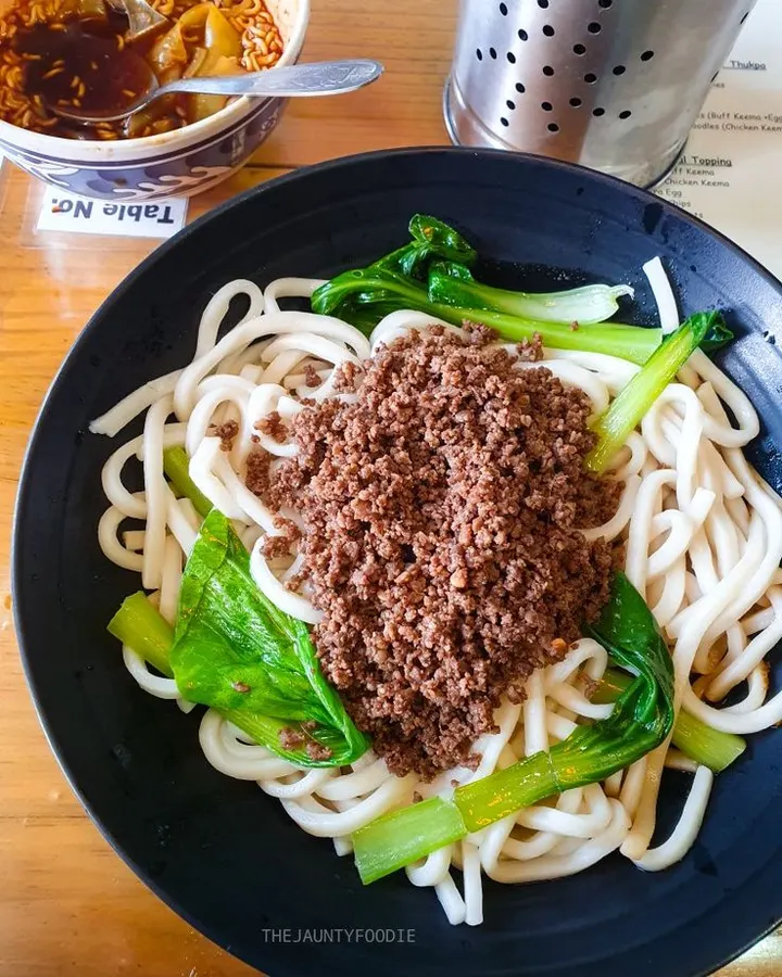 Keema Noodles from M & D Cafe